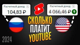 СКОЛЬКО ПЛАТИТ YOUTUBE за 1000 просмотров в 2024 - АМЕРИКАНСКИЙ Ютуб vs РУССКОЯЗЫЧНЫЙ