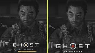 Ghost of Tsushima Directors Cut vs Original Early Graphics Comparison