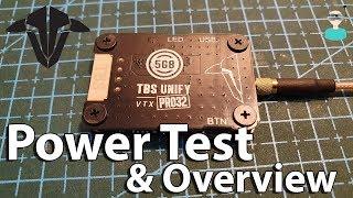 TBS Most Powerful VTX UNIFY PRO32 HV - Power Test & Overview