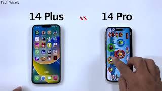 iPhone 14 Plus vs 14 Pro - SPEED TEST