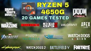 Ryzen 5 Pro 4650G Vega 7 Gaming Test  2021