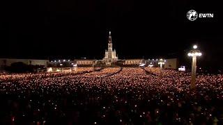 Thousands gathered in Fatima Portugal to celebrate the first apparition of the Virgin Mary