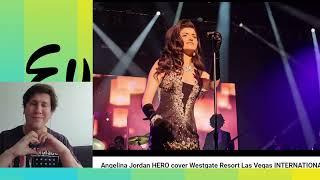 Angelina Jordan - HERO cover LIVE - Westgate Resort Las Vegas - INTERNATIONAL THEATER #reaction