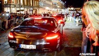 REV BATTLE Renntech Mercedes Benz SLS AMG Huge Revs & Exhaust Sound