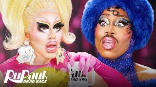 The Pit Stop S16 E14  Trixie Mattel & Mo Heart Get Booked  RuPaul’s Drag Race S16