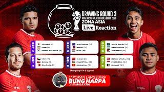 DRAWING HAJATAN BOLA DUNIA 2026 ZONA ASIA TIMNAS INDONESIA - LIVE REACTION