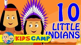 Ten Little Indians  Nursery Rhymes And Kids Songs by KidsCamp