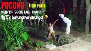 Prank POCONG Bikin Panik suka Ngintip Bocil Lagi Ena4k2 Ng*c*k burungnya disungai paling terlucu