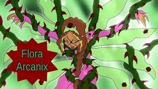 Winx Club - Flora Arcanix Full TransformationFan-Art-Animation