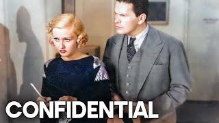 Confidential  Full Crime Movie  Donald Cook