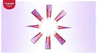 See how Colgate’s NEW Max White Purple Reveal Toothpaste works