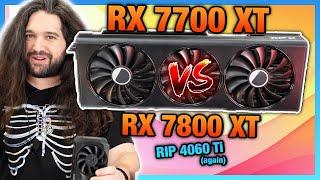 AMD RX 7700 XT GPU Review & Benchmarks vs. 7800 XT 6800 XT RTX 4060 Ti & More