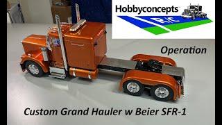 114 Tamiya Grand Hauler Custom w Beier SFR-1 - Operation