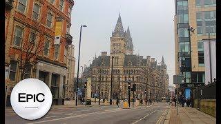 Quick City Overview Manchester England UK HD