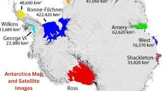 Antarctica Map and Satellite Images