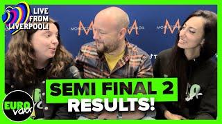 EUROVISION 2023 SEMI FINAL 2 RESULTS REACTION