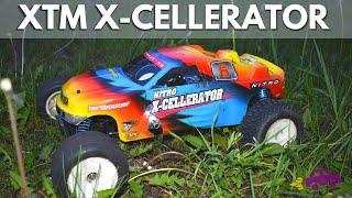 Vintage Nitro-Powered RC Car XTM X-Cellerator