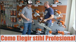 Como elegir una motosierra Stihl Profesional o Forestal ¿Qué motosierra compro? Volumen 3 NOGALPARK