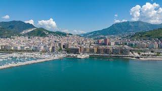 Salerno Italy by Drone  4K