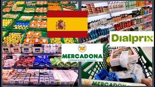  COMPILATION Grocery Shopping in Spain at Mercadona and Dialprix with Prices