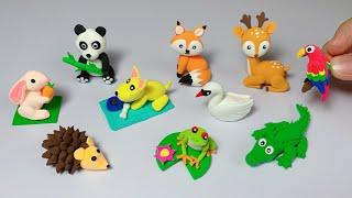 DIY How To Make Cute Miniature Animals From Polymer Clay DIY Mini Clay Animals Easy Handmade DIY
