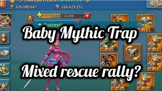 Lords Mobile. Baby Mythic Trap. Mixed Rally. Rescue Rally. Lords Mobile ESP. Trampa Mítica