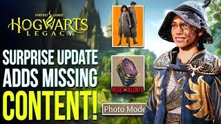 Hogwarts Legacy Is Getting a Surprise Big Update Photo Mode Reset Talents Missing Quest & More