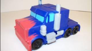 2007 BURGER KING OPTIMUS PRIME TRANSFORMERS MOVIE FAST FOOD TOY REVIEW