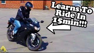 First Time Riding a Motorcycle - Ninja 250