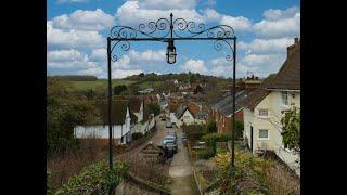 A picturesque English village. Kersey Suffolk subtitles