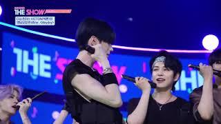 seungwoo performing his mayday rap with help from his six official hype men a compilation