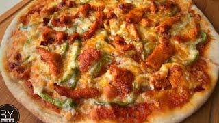 How to make Pizza  CHICKEN PIZZA  A COMPLETE PIZZA RECIPE 