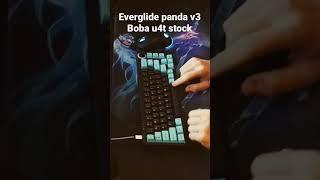 Everglide panda v3 stabs Boba u4t sound test