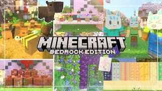 5 beautiful and cute addon texture pack for minecraft pebedrock 1.20+ 🪷 flower capybara etc.