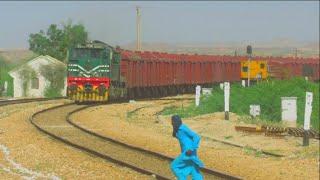 High Speed Freight Trains Jungshahi Sindh Railway  Rail Freight Transport Pakistan Railways