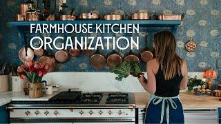 Farmhouse Kitchen Organization  Making home work for us