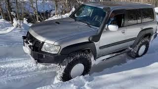 Nissan Patrol Snow  Offroad 4x4 Compilation