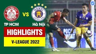 Highlights TP HCM vs Hà Nội  Văn Hậu lập siêu phẩm knuckleball 35m - Hà Nội nghiền nát TP HCM