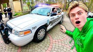 WE STOLE A REAL COP CAR