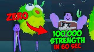 0 to 100000 Strength in Strongman Simulator under 60 seconds