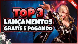 TOP 3  LANÇAMENTOS de JOGOS NFT GRÁTIS E PAGANDO - FREE TO PLAY E PLAY TO EARN