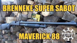 Maverick 88 Rifled Barrel and Brenneke Super Sabot Slugs