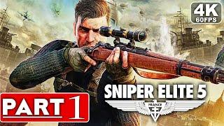 SNIPER ELITE 5 Gameplay Walkthrough Part 1 4K 60FPS PC ULTRA -  No Commentary FULL GAME