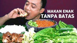 LUAR BIASA‼️RICA RICA CUMI BLAKUTAK LALAPAN BATANG PEPAYA SAMBEL TERASI