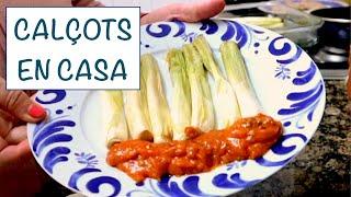 Cocinar calçots en casa  Calçots al horno y tortilla de calçots  Orden papel y tijera