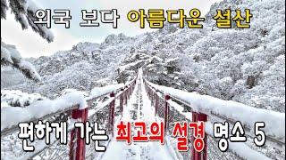 케이블카로  편하게 가보는 최고의 겨울 여행지 BEST 5 Koreas Best Snow Scenic Destinationsnow mountains