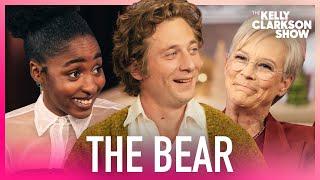 The Bear Cast On Kelly Clarkson Show  Jeremy Allen White Ayo Edebiri Jamie Lee Curtis