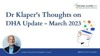 Doctor Klaper WFPB & Vegan Speaker Interesting DHA Update March 2023