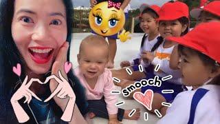 愛らしい日本の子供たちがかわいいアメリカ人の赤ちゃんと出会う Adorable Japanese Kids Meet Cute American Baby - reaction video
