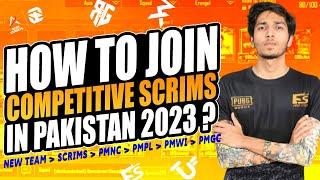 HOW TO JOIN COMPETITIVE SCRIMS OF PAKISTAN  FROM NEW TEAM TO PMGC TEAM ?  TIER SCRIMS & PMNC &PMPL